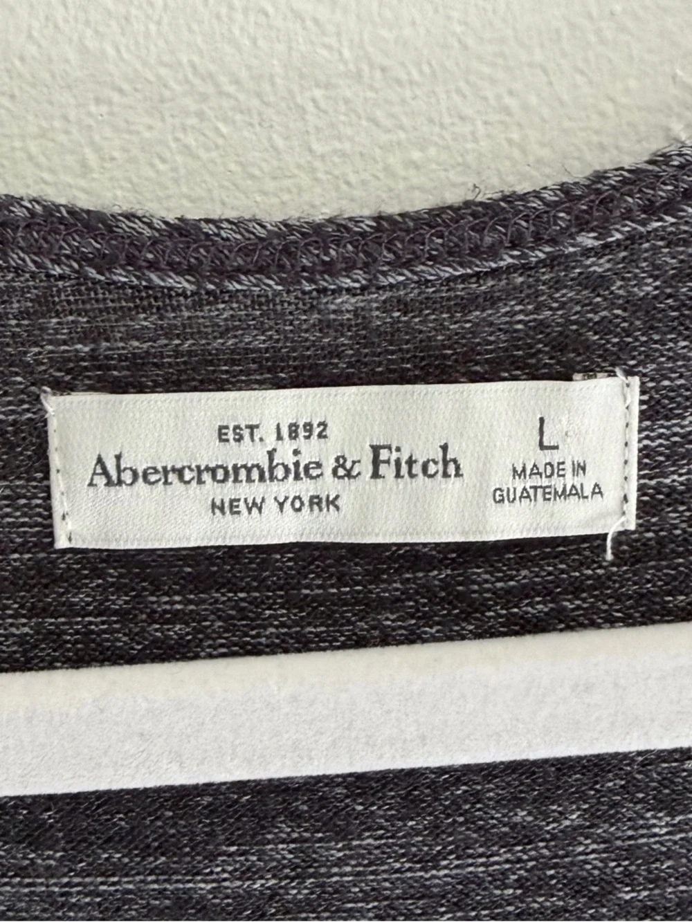 Abercrombie & Fitch Charcoal Stretch Knit Racerback Maxi Dress, Women's Large